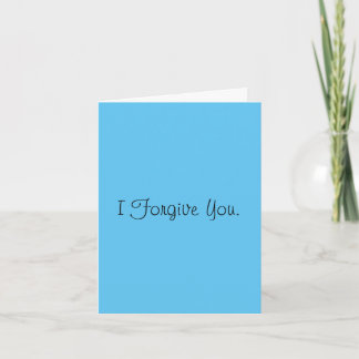 Forgiveness, Christian Card