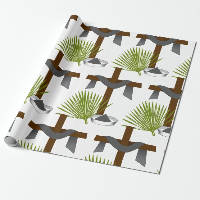 Forgiveness Cross Wrapping Paper (Unrolled)