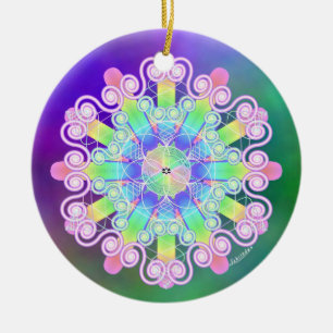 Forgiveness/Gently Ceramic Tree Decoration