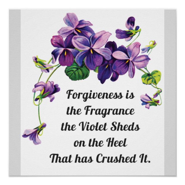 Forgiveness is the Fragrance Poster (Front)