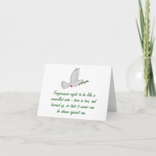 Forgiveness Ought To Be Like A Cancelled Note - Fo Card