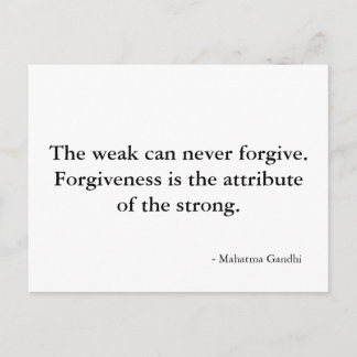 Forgiveness quote - postcard