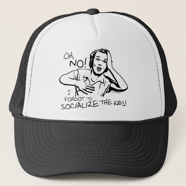 Forgot the Socialisation Trucker Hat (Front)