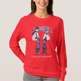 Forgotten Anniversary Red Long Sleeved T-Shirt