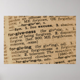 Forgotten Meanings - Forgiveness Poster