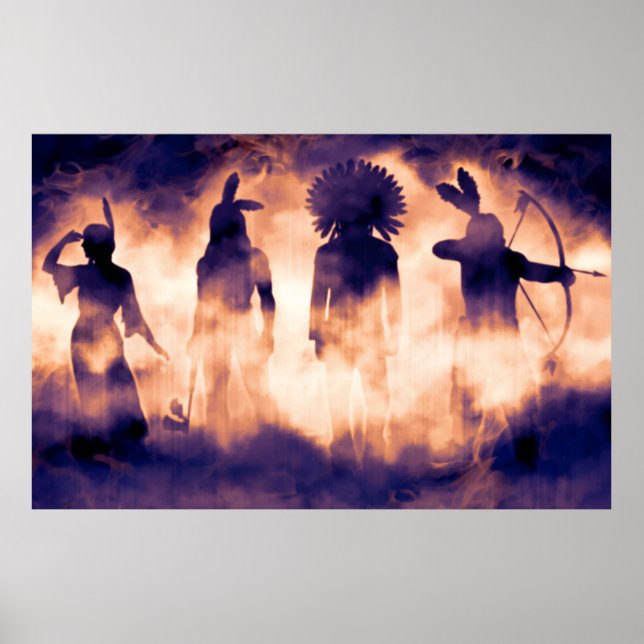 Forgotten Native American Warriors Emerging from t Poster (Front)