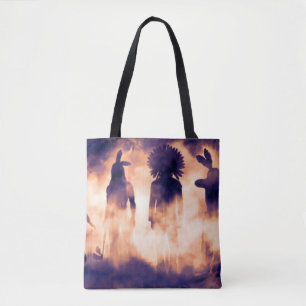 Forgotten Native American Warriors Emerging from t Tote Bag