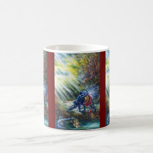 FORGOTTEN ROSE Fighting Knights,Money and Devil Coffee Mug