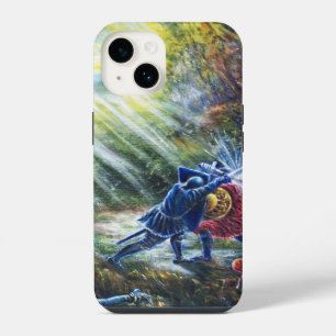 FORGOTTEN ROSE Fighting Knights,Money and Devil iPhone 14 Case