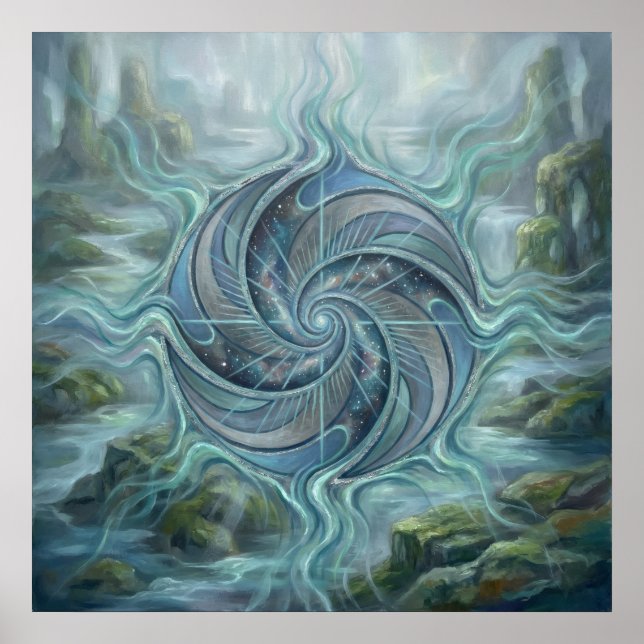 Forgotten Sea Currents Spirit Wall Art (Front)