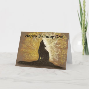 forgotton song  Happy Birthday Dad Card