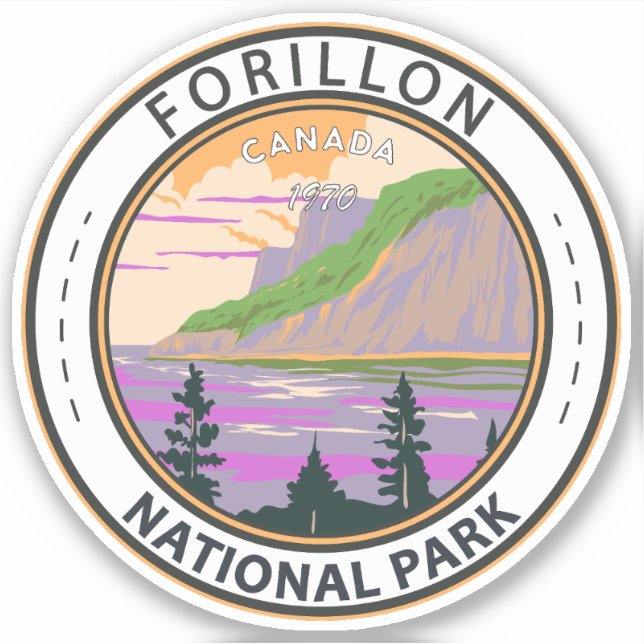 Forillon National Park Canada Travel Art Vintage (Front)