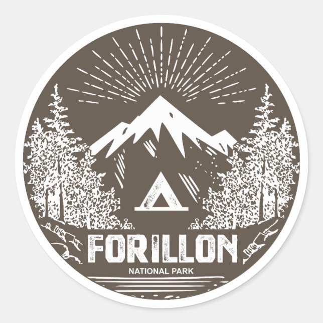 Forillon National Park Classic Round Sticker (Front)