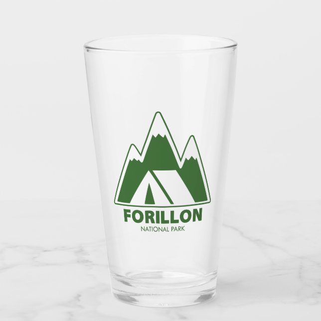 Forillon National Park Mountains Camping Glass (Front)