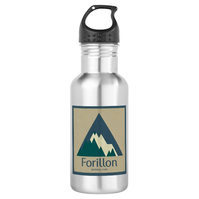 Forillon National Park Rustic 532 Ml Water Bottle (Front)