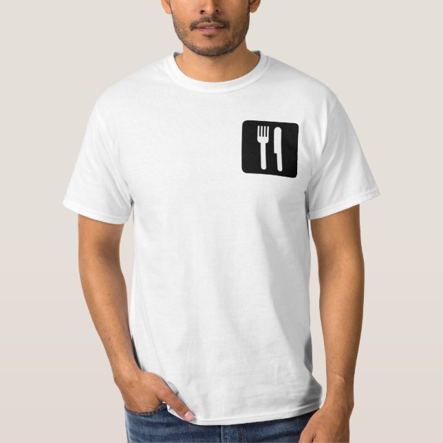 Fork and Knife T-Shirt (Front)