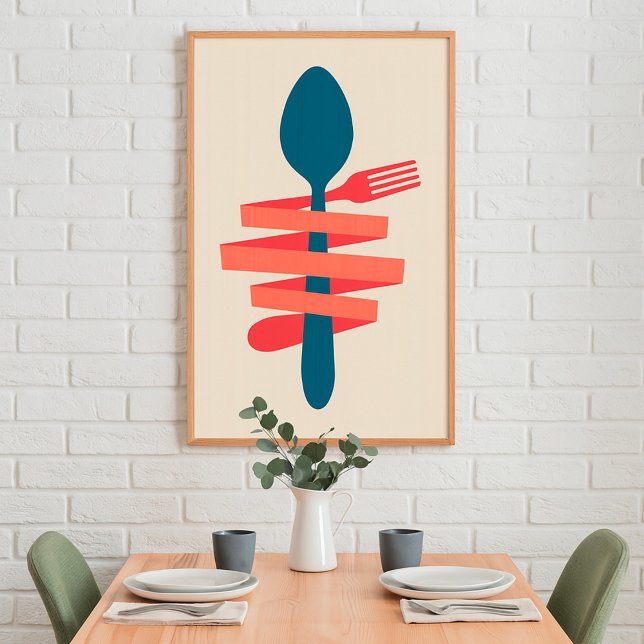 Fork And Spoon Poster (Creator Uploaded)