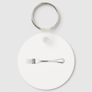 Fork Art Key Ring