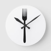 Fork Cutlery Silhouette Simple Art Foodie Love Eat