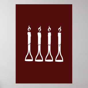 Fork Handles or Four Candles Poster