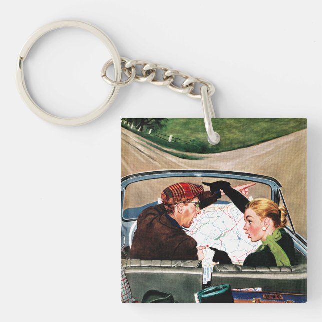 Fork in the Road Key Ring (Front)