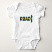 Fork in the road typographic text art
