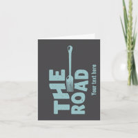 Fork in the road typography