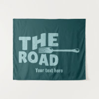 Fork in the road typography