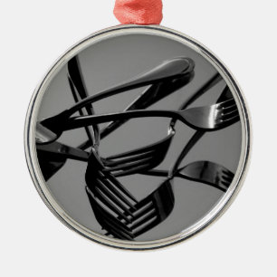 Fork Levitation Metal Tree Decoration