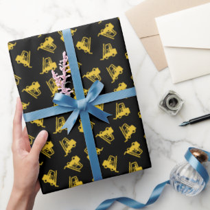 Fork Lift Icon Pattern Wrapping Paper