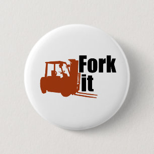 Fork Lift LoL 6 Cm Round Badge