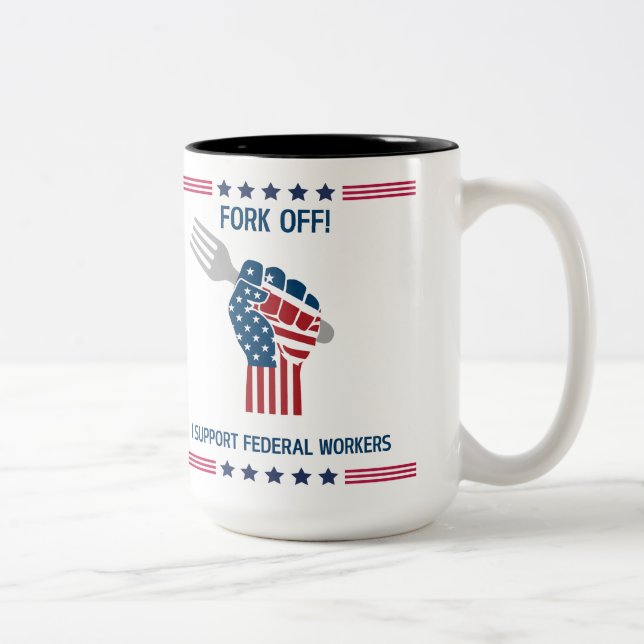 Fork Off Coffee Mug (Right)