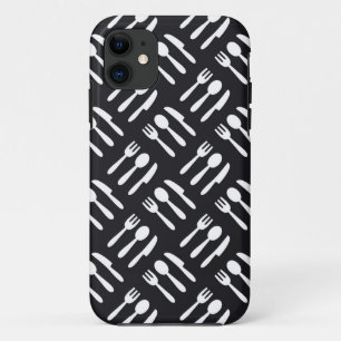 Fork spoon knife pattern Case-Mate iPhone case