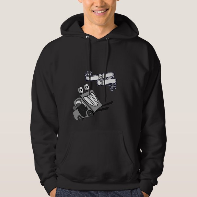 Fork truck hoodie (Front)