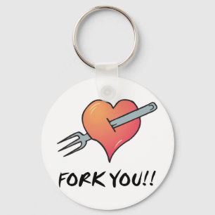 fork you key ring