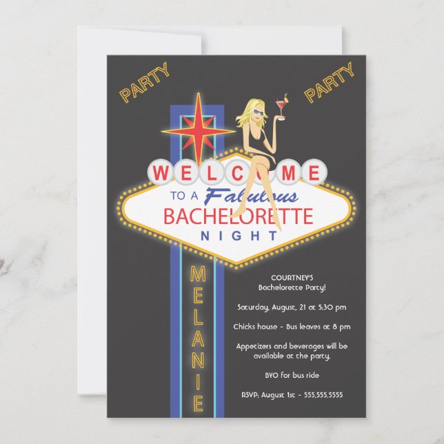 forKacey_Girls Night Out Bachelorette Invitation (Front)