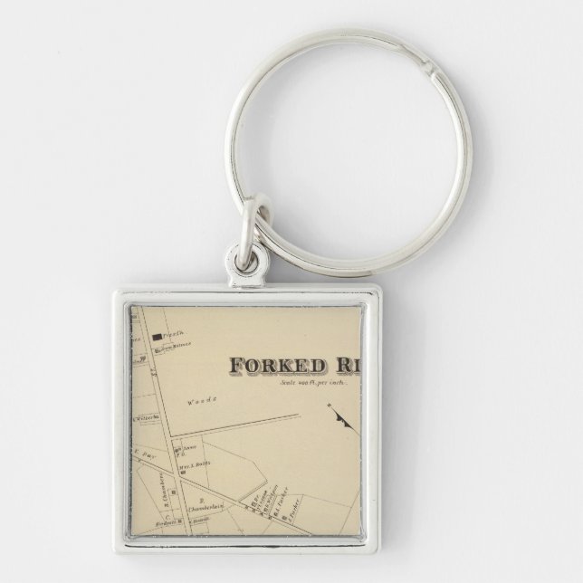 Forked River, New Jersey Key Ring (Front)
