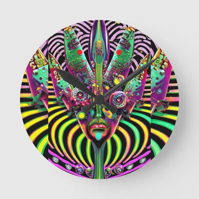 Forked Round Clock (Front)