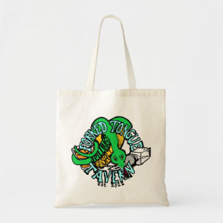 Forked Tongue Tavern tote Bag