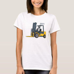 Forklift cartoon illustration  T-Shirt