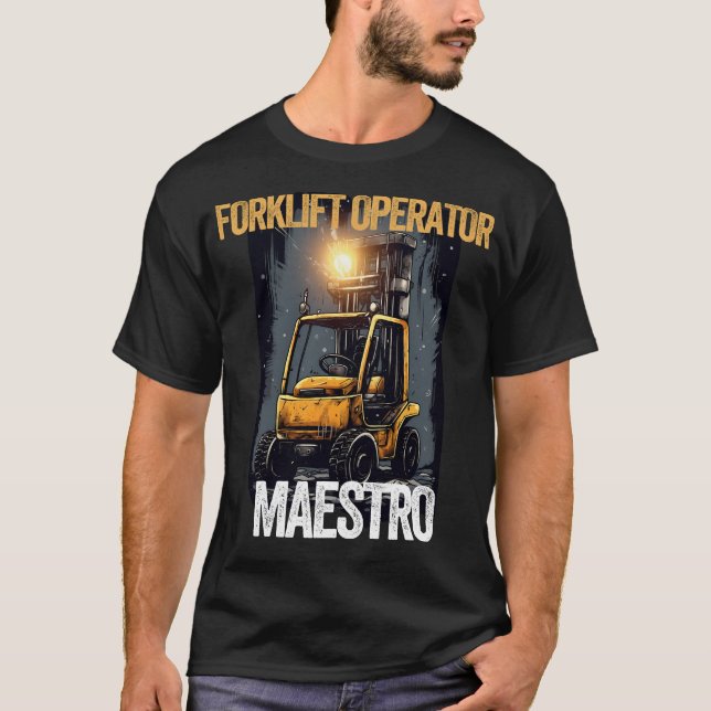 forklift certified shirt (Front)