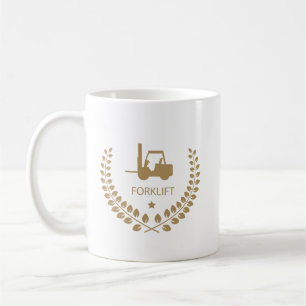 Forklift coffee mug