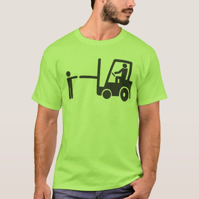 forklift fight T-Shirt (Front)