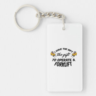 Forklift Gift Key Ring