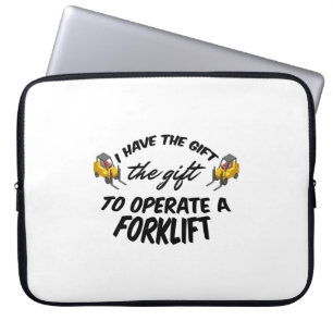 Forklift Gift Laptop Sleeve