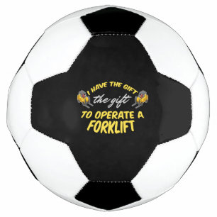 Forklift Gift Soccer Ball