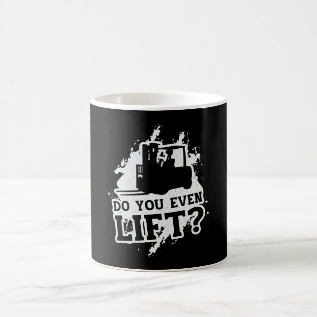 Forklift Operator Do You Even Lift Forklift Driver Coffee Mug (Center)