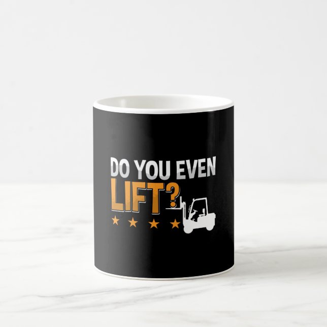 Forklift Operator Do You Even Lift Worker Driver Coffee Mug (Center)
