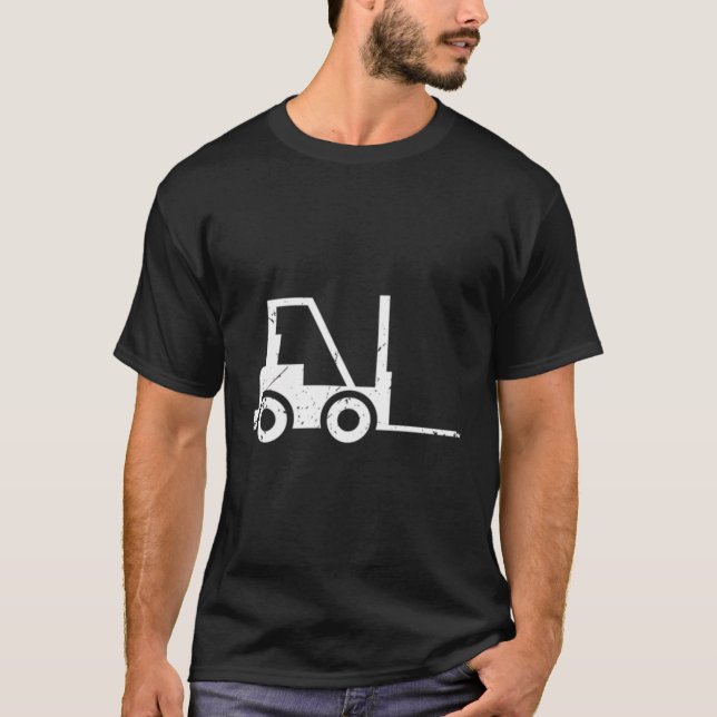 Forklift Operator I Funny Driver Forklifter Gift T-Shirt (Front)