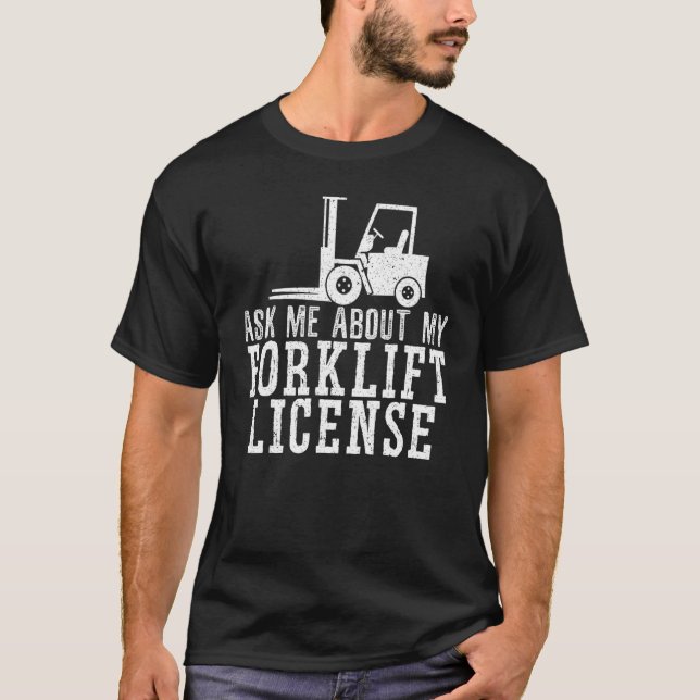Forklift Operator Truck Worker_4 T-Shirt (Front)